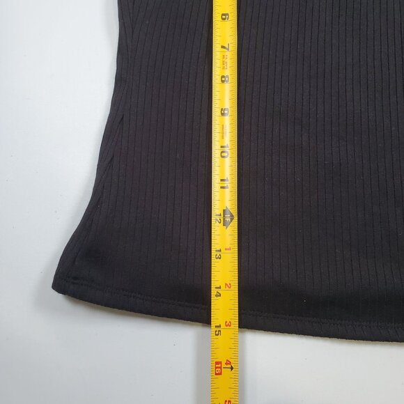 Evereve Evie Rib Tube Top Women Size Large NWT Removable Straps Square Neckline - Picture 11 of 13